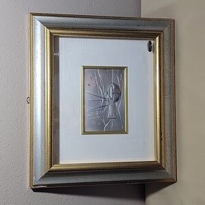 OttaViani 925 Silver Picture With Boat Nautical Wall Decor